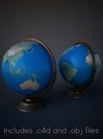 Modern Globe for Cinema 4D