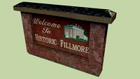 Welcome Sign Fillmore, Utah