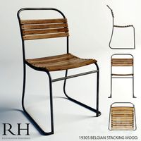 1930S BELGIAN STACKING WOOD