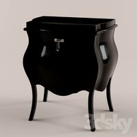 Bedside table with tray Fendi Canova