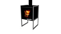 LORFLAM XP54 BOX sur pied finition Black