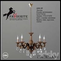 Favourite 1090-5 light chandelier