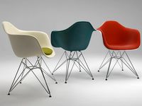 Photoreal Eames Chair - DAR + vray materials