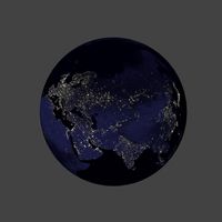 Earth night