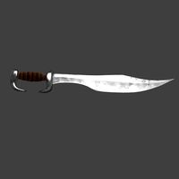 spartan sword, Greek weapons