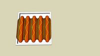 Hot Dogs on a Platter