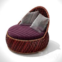 Wicker chair DEDON Dala