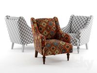 Copyright soft armchair upholstery into East 3