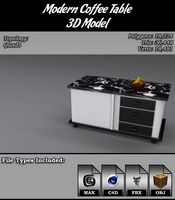 Modern Coffee Table 3D Model