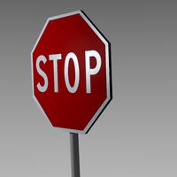 Stop sign