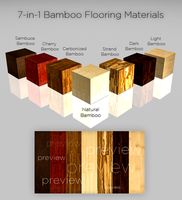 7-in-1 Bamboo Flooring Materials