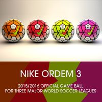 Nike Ordem 3 Official game ball 3D model
