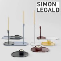 Candle holders by Simon Legald