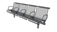 Plexus 4 Seat Bench