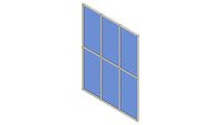 EFCO 5600 Curtain Wall - Outside Glazed - 5622c303 6X8