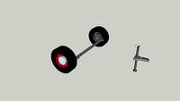 Trailer torsion axle wheels and coupler