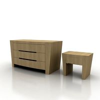 Drawer and Night Table Annibale Colombo