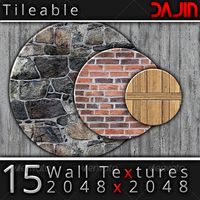 15 Tileable Hi-Res Wall Textures