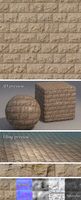 Cobblestone Brick Wall Seamless Texture