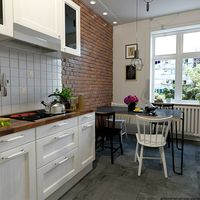 Realistic Scandinavian Kitchen
