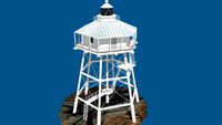 Bean Rock lighthouse, Auckland, New Zealand