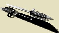 KA67C UC standard fighting knife/bayonet