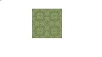 Rug, green patterened