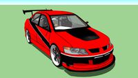 Modified Mitsubishi Lancer Evo IX