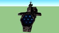 Colonial federation era vessel capital ship IGCS Entropy