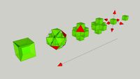 Hiper-cubo - Sequencia de construção