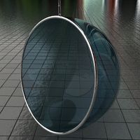 Glass Floating Chair