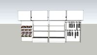 Stepped Shelving- Merchandise Display