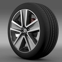 VW CrossPolo 2011 wheel