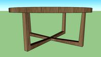 RW Wooden coffee table from Javorina