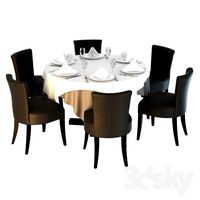 Table and chairs Morgan