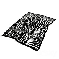 Zebra rug