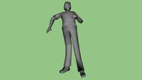 Homme mort/souffrant