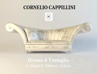 Cornelio Cappellini / divano A ventaglio