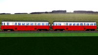 Local passenger train with M240.0 diesel car