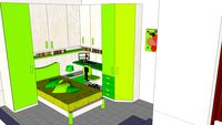 SPINA -CAMERETTA SCAPOLINACON IL DOPPIO VERDE