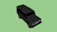 Royal Navy Special Forces Unarmed Land Rover Defender 110