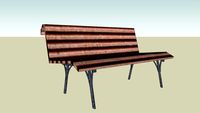 panchina, wooden chair, arredo pubblico
