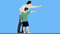Father & Son Pointing