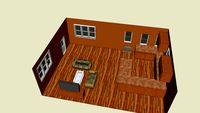 Plain Little Living Room/Kitchen