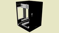 Lian Li PC-Q07 case open