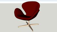 Swan chair simo-3d