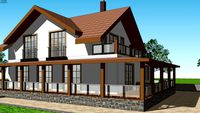 farmhouse, köy evi, villa