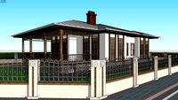 farmhouse, köy evi, villa