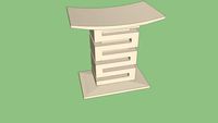 Thassos Stool by Thomas Pheasant for Baker Furniture