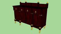American Empire Dining Room Sideboard Buffet Attributable to Duncan Phyfe